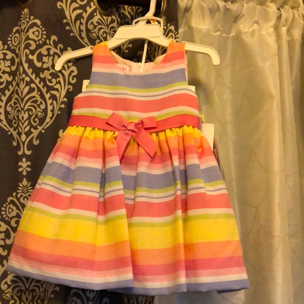 Striped dress with headband